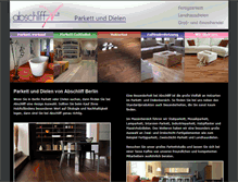 Tablet Screenshot of parkett-berlin.com